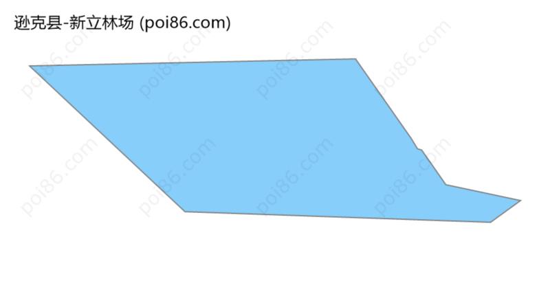 新立林场边界地图