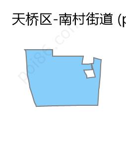 南村街道边界地图