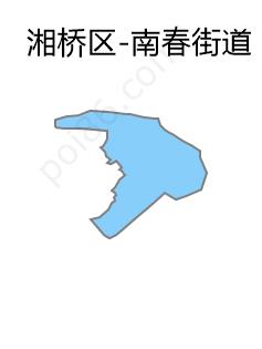 南春街道边界地图