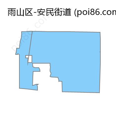 安民街道边界地图