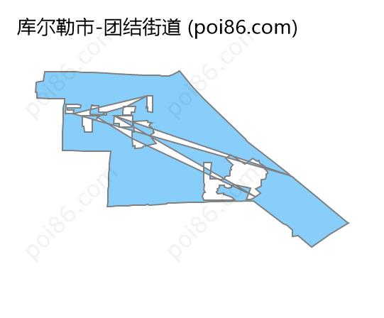 团结街道边界地图