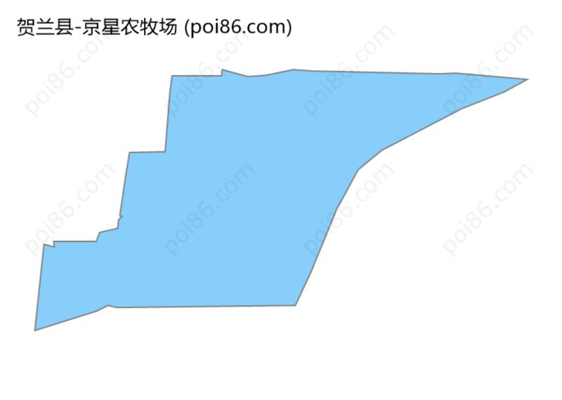 京星农牧场边界地图