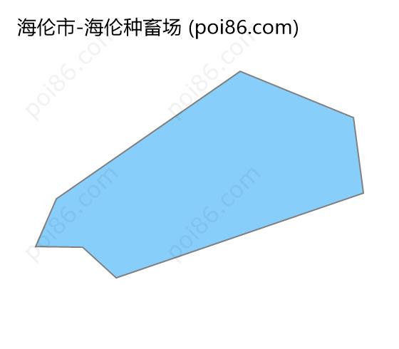 海伦种畜场边界地图