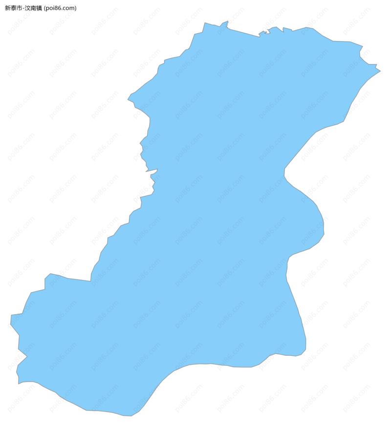 汶南镇边界地图