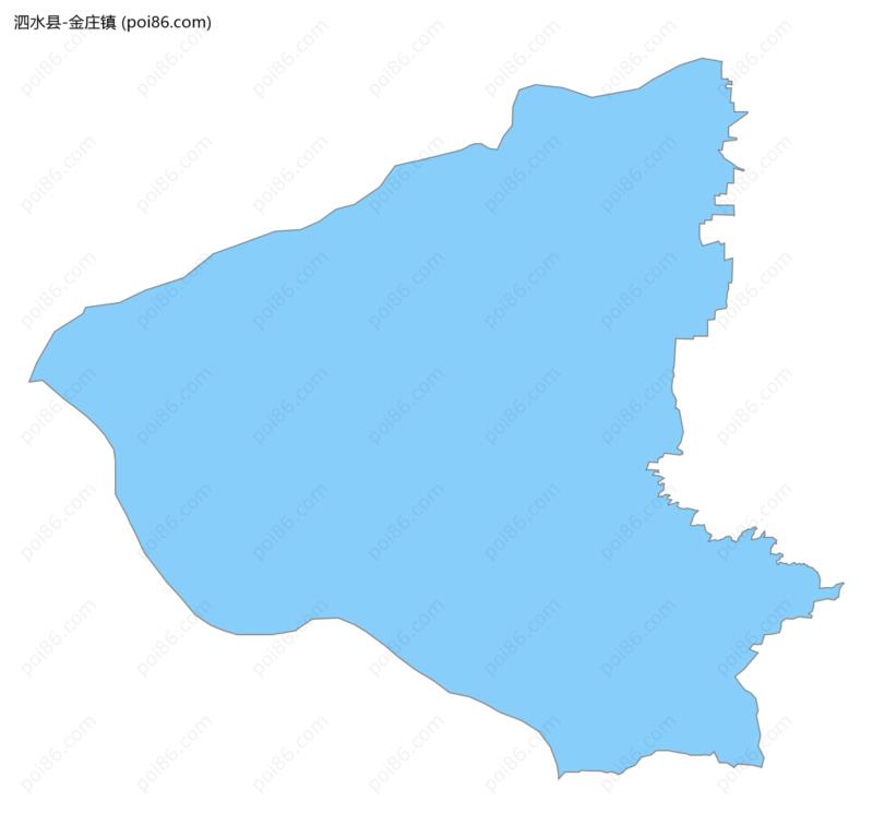 金庄镇边界地图