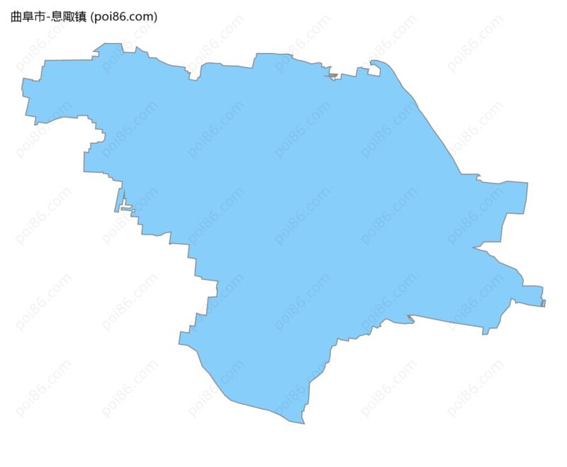 息陬镇边界地图