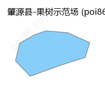 果树示范场边界地图