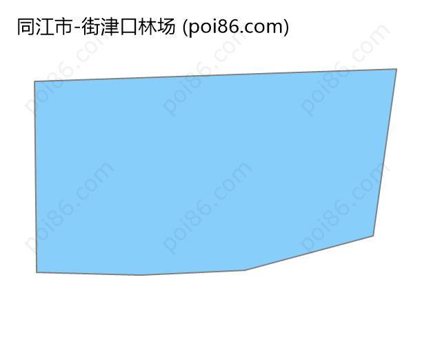 街津口林场边界地图