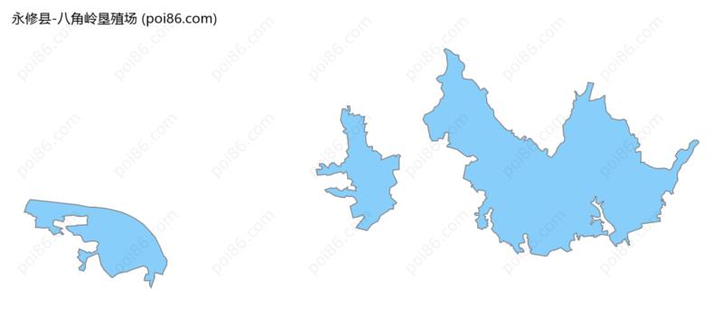 八角岭垦殖场边界地图