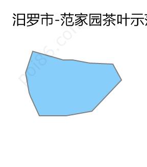 范家园茶叶示范场边界地图