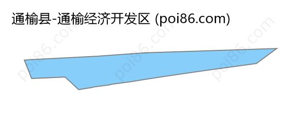 通榆经济开发区边界地图