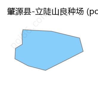 立陡山良种场边界地图