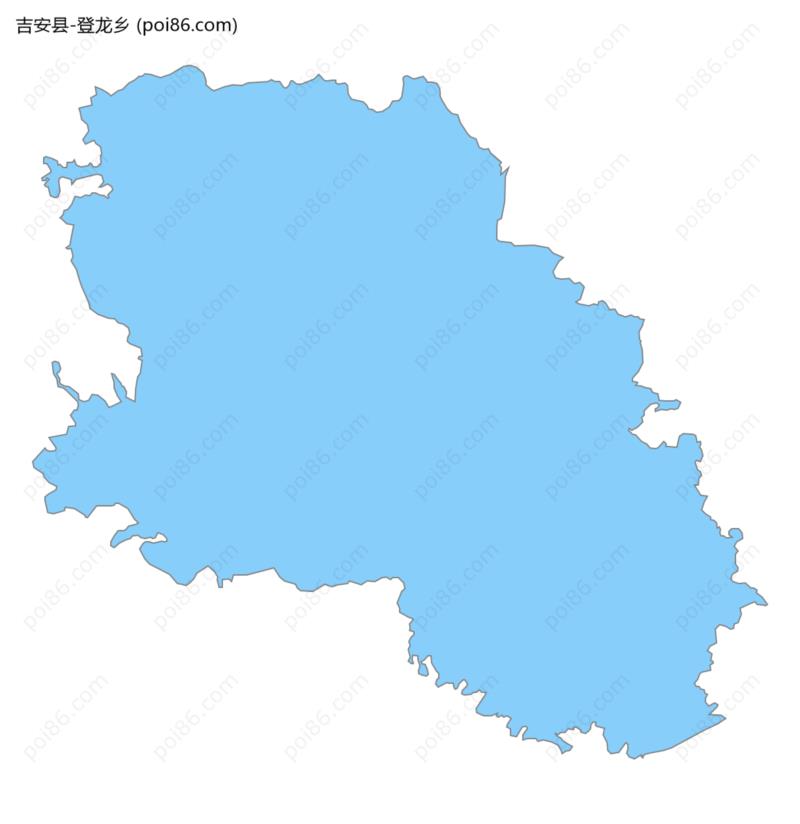 登龙乡边界地图