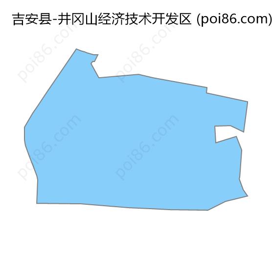 井冈山经济技术开发区边界地图