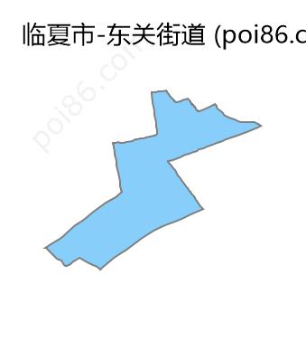 东关街道边界地图