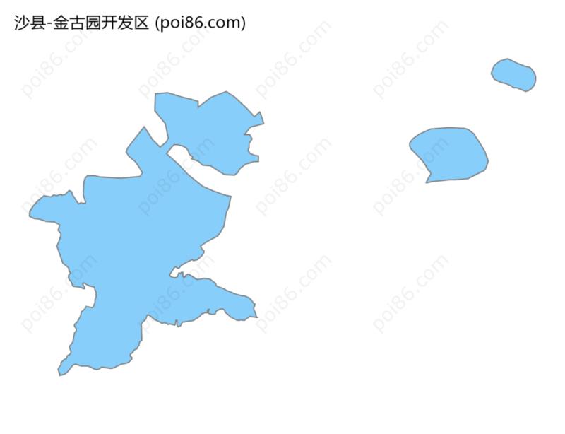 金古园开发区边界地图