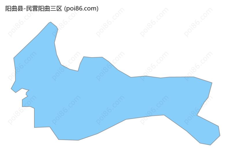 民营阳曲三区边界地图