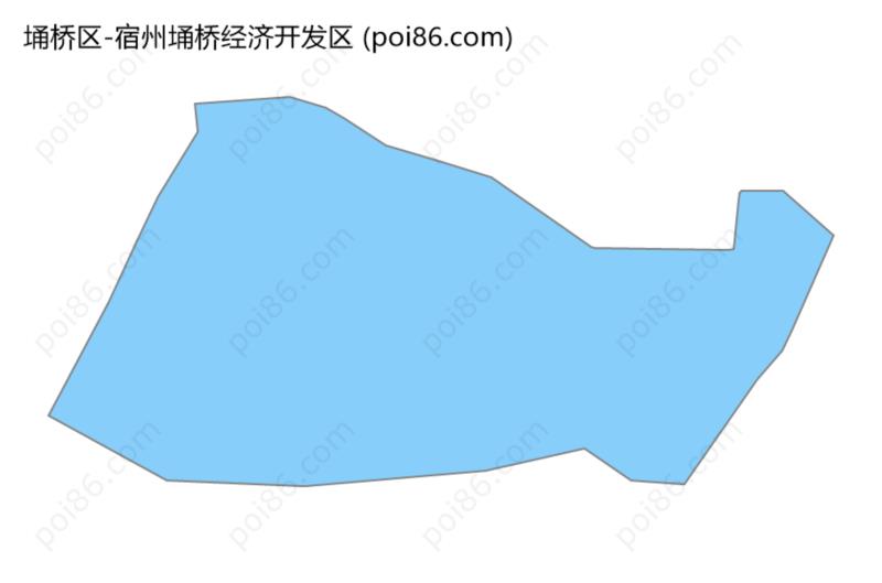 宿州埇桥经济开发区边界地图