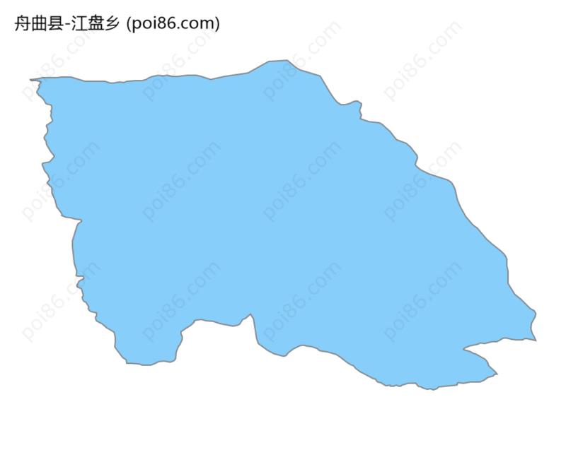 江盘乡边界地图