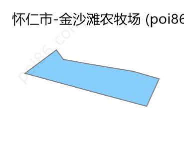 金沙滩农牧场边界地图