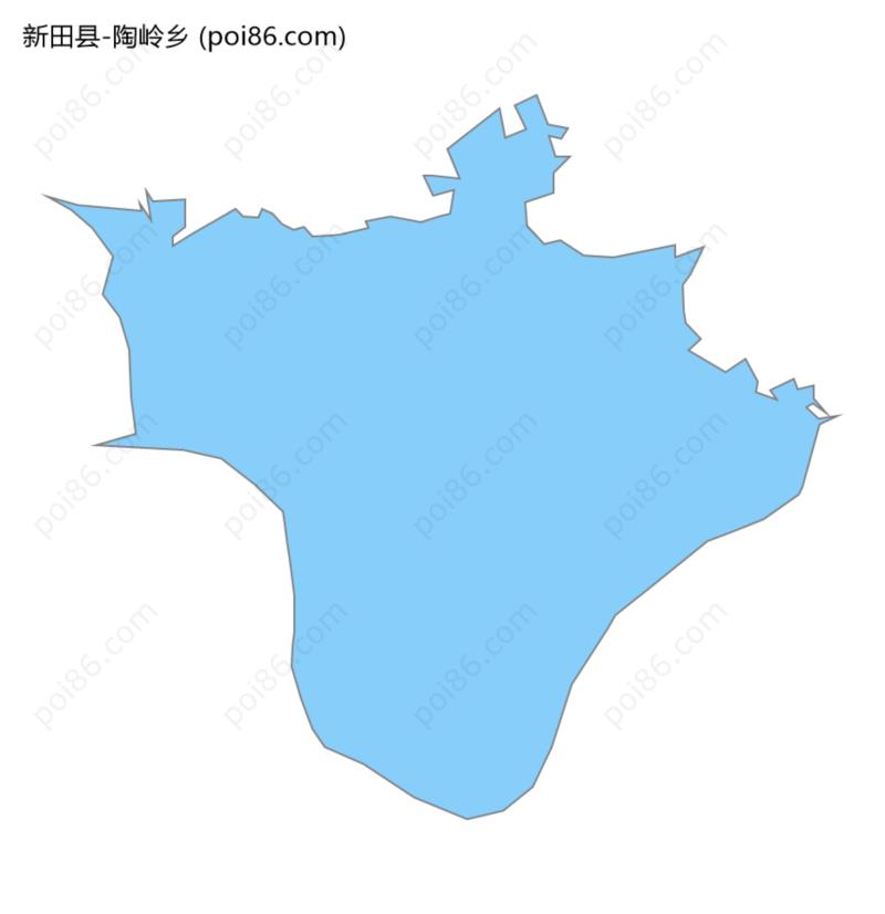 陶岭乡边界地图