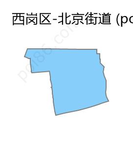 北京街道边界地图