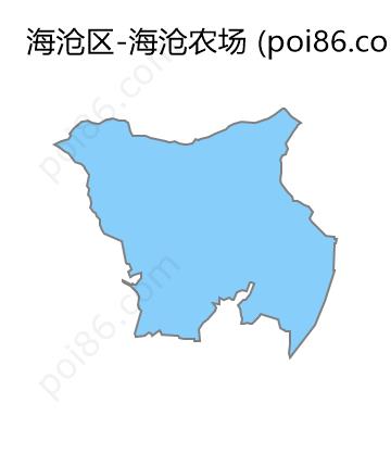 海沧农场边界地图