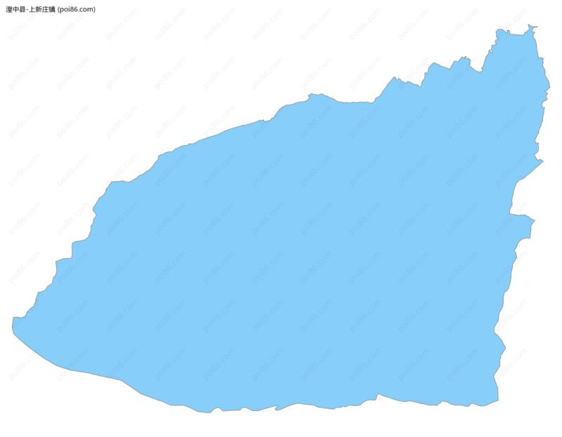 上新庄镇边界地图
