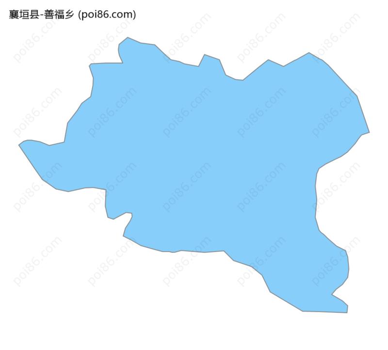 善福乡边界地图