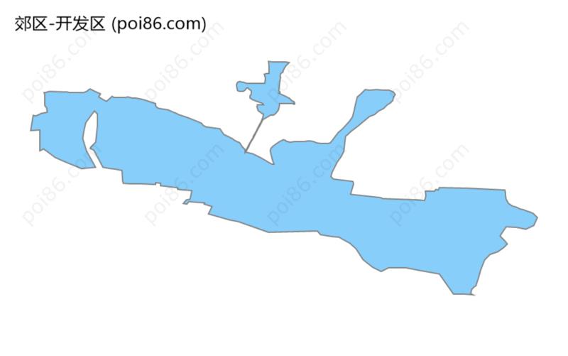 开发区边界地图