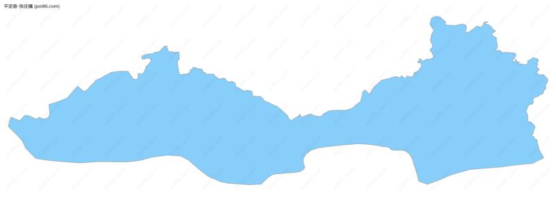 张庄镇边界地图