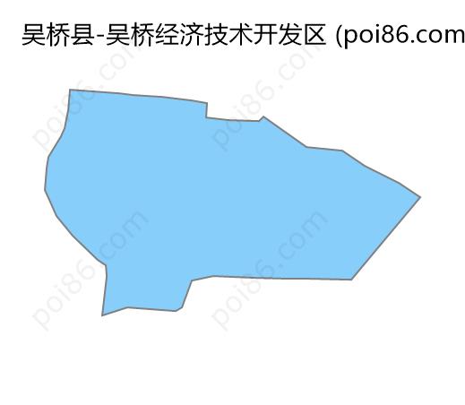 吴桥经济技术开发区边界地图