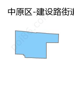 建设路街道边界地图