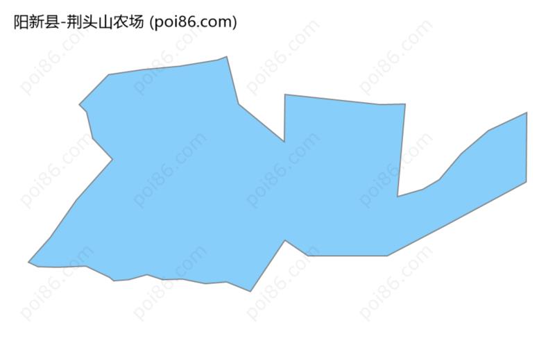 荆头山农场边界地图