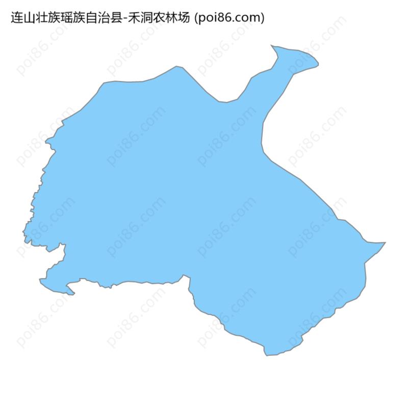 禾洞农林场边界地图