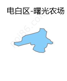 曙光农场边界地图