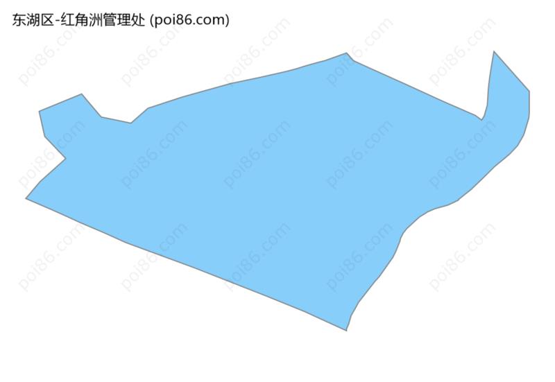 红角洲管理处边界地图