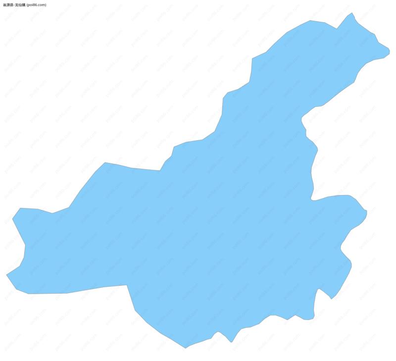 龙仙镇边界地图