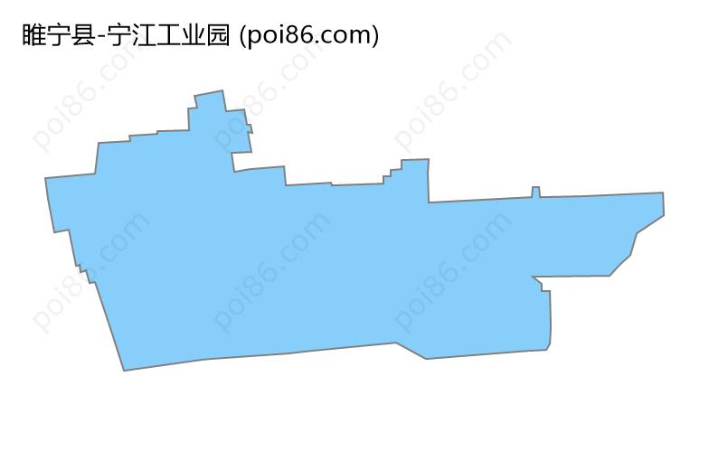 宁江工业园边界地图