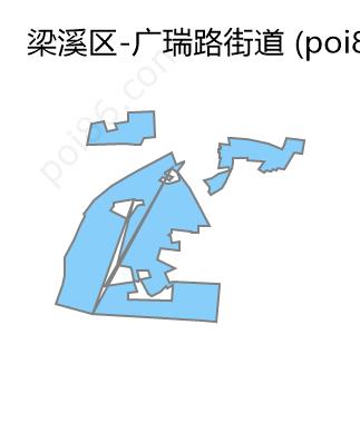 广瑞路街道边界地图