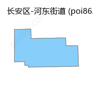 河东街道边界地图