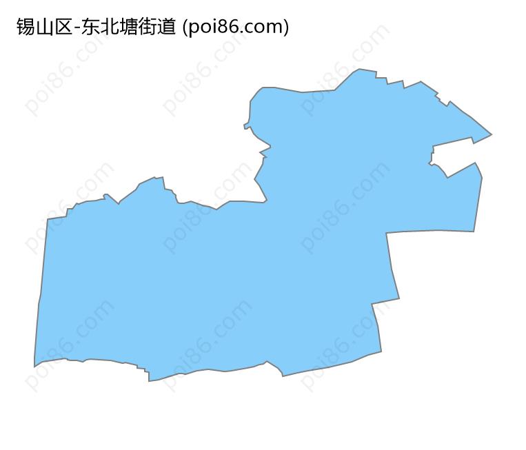 东北塘街道边界地图