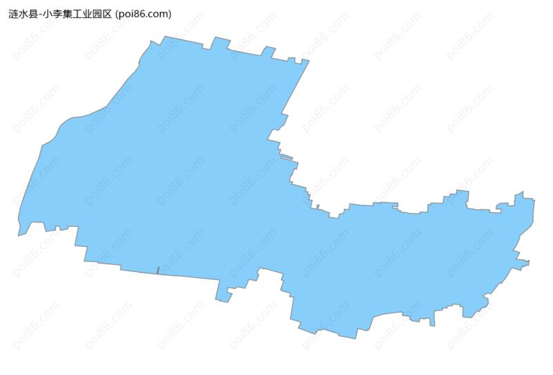 小李集工业园区边界地图