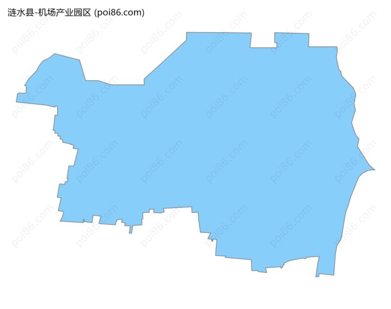 机场产业园区边界地图