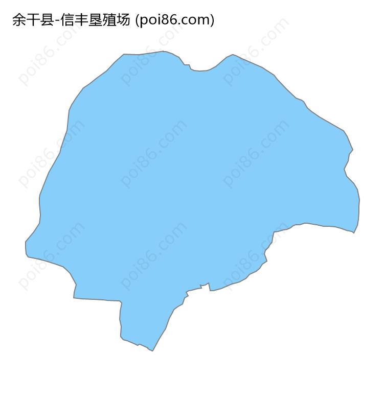 信丰垦殖场边界地图