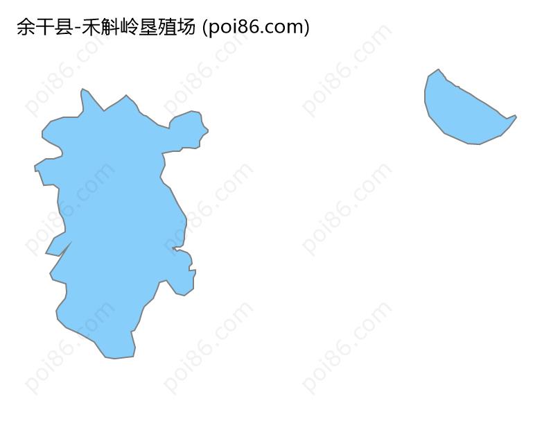 禾斛岭垦殖场边界地图