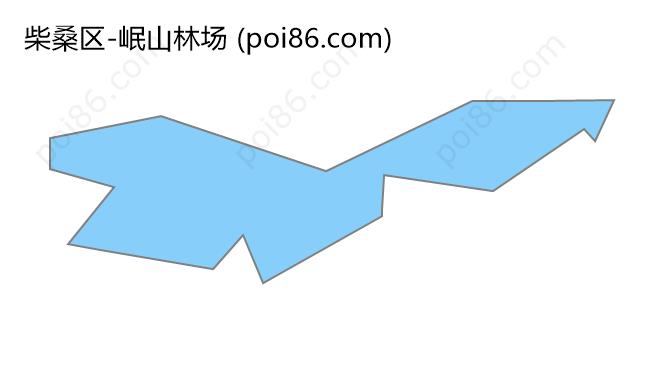 岷山林场边界地图