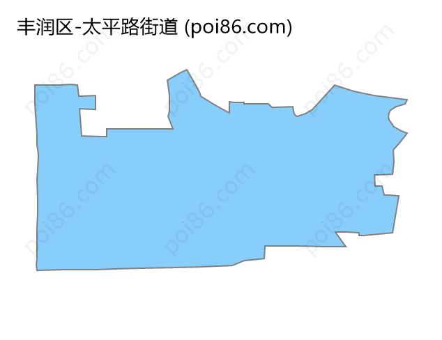 太平路街道边界地图