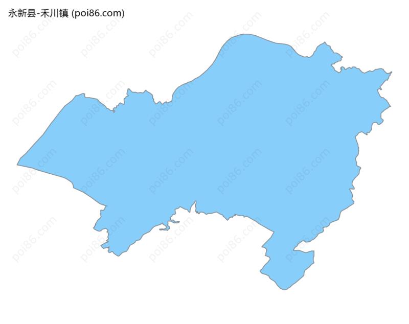 永新县禾川镇地图图片