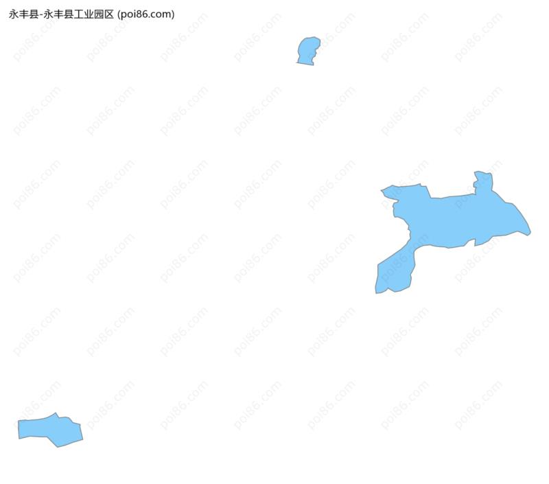 永丰县工业园区边界地图